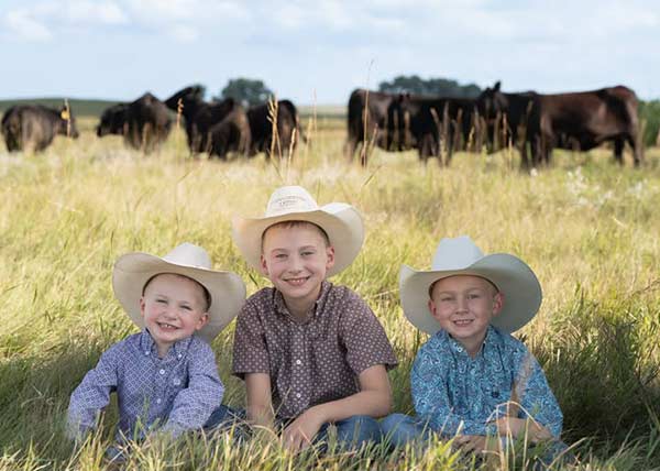 Gentry, Bentley and Brian Tokach